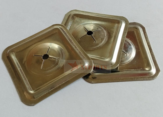 38mm τετραγωνικός τύπος πλυντηρίων κλειδώματος μετάλλων μόνος για τις καρφίτσες μόνωσης