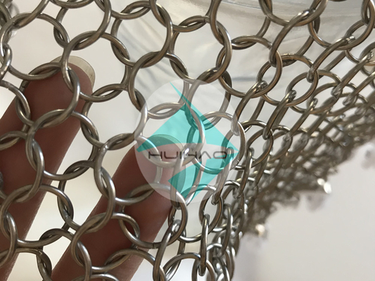 Γυαλισμένη συγκόλληση 1.2mm κύκλος πλέγματος δαχτυλιδιών ανοξείδωτου X12mm για το ζωικό φράκτη προστασίας