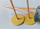 4» γαλβανισμένες χάλυβα καρφίτσες συγκόλλησης φλυτζανιών επικεφαλής με το πλυντήριο εγγράφου που χρησιμοποιείται για τη στερέωση της θερμικής μόνωσης