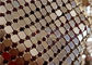 6x6mm Αλουμίνιο Σέικιν Μεταλλικό Πλέγμα ύφασμα Ασημένιο χρώμα Για διακόσμηση εσωτερικού χώρου