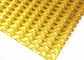 Τελειωμένη PVDF χρυσή επένδυση 1200MMX3000MM τοίχων πλέγματος χρώματος επεκταθείσα αργίλιο