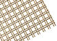 Χρυσό πλέγμα καλωδίων χρώματος αρχιτεκτονικό, πτυχωμένο επίπεδο πλέγμα 6mm οθόνης καλωδίων άνοιγμα