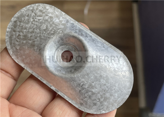 Πλάκα απομόνωσης από χάλυβα Galvalume 82x40mm για μεμβράνες οροφής