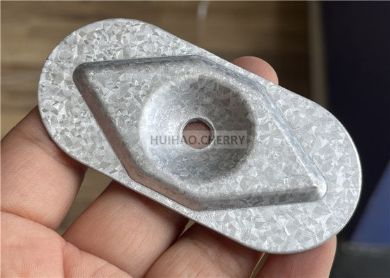 Μεταλλική πλάκα ραφής από χάλυβα Galvalume 82x40mm Στερέωση στέγης