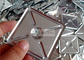 Γαλβανισμένος χάλυβας 2,5» τετραγωνικά μόνα πλυντήρια 63.5mm κλειδώματος που χρησιμοποιούνται για να στερεώσουν τις καρφίτσες μόνωσης