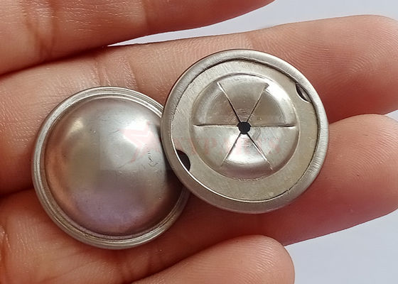Ροδέλες με θόλο από ανοξείδωτο χάλυβα 7/8" για πείρους μόνωσης 14Gauge