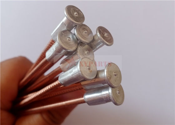 Ναυπηγείο M3x90mm Bimetallic Cd Pin με βάση αλουμινίου Copper Coat Steel Nail