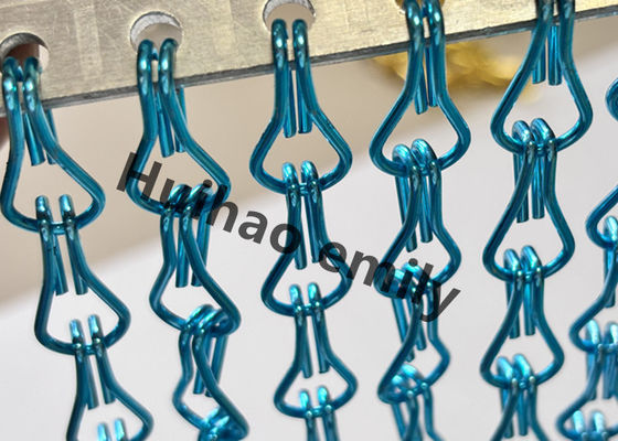 12x24mm Αλουμινίου Μεταλλική Διάφραξη Αλυσίδας Διάφραγμα με ανωδική επεξεργασία