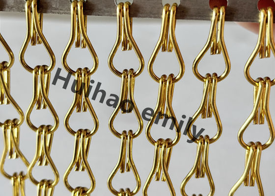 12x24mm Αλουμινίου Μεταλλική Διάφραξη Αλυσίδας Διάφραγμα με ανωδική επεξεργασία