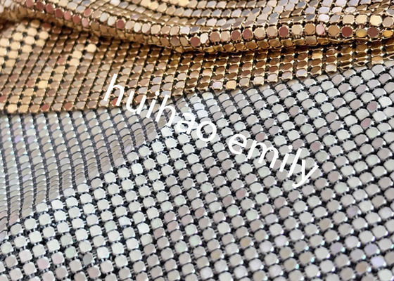 8x8mm γυαλιστερό Αλουμίνιο Sequin Metal Mesh Κεραμίδα για διακόσμηση