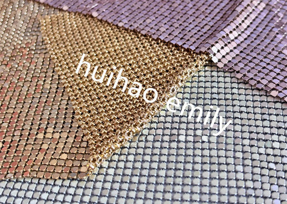 8x8mm γυαλιστερό Αλουμίνιο Sequin Metal Mesh Κεραμίδα για διακόσμηση