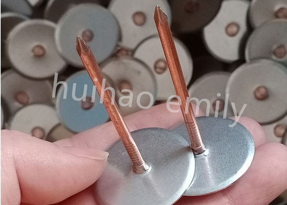 38 mm Copper Coated Cupped Head Weld Pin για τον αγωγό μόνωσης