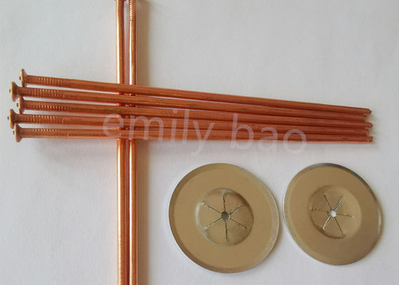 CD Weld Stud-3mm Χαλκό επιχρισμένα μονωτικά πινάκια συγκόλλησης με επίπεδο άκρο