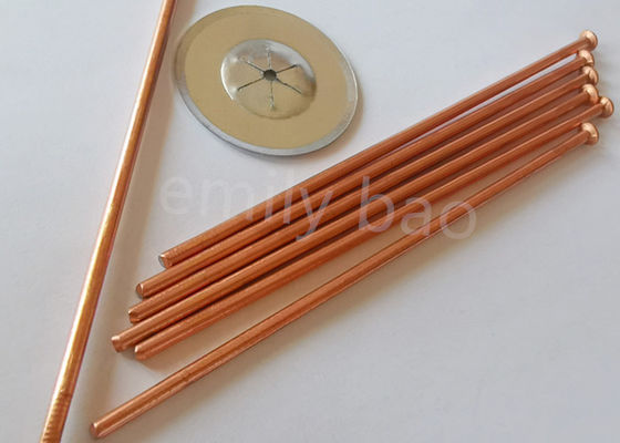 CD Weld Stud-3mm Χαλκό επιχρισμένα μονωτικά πινάκια συγκόλλησης με επίπεδο άκρο