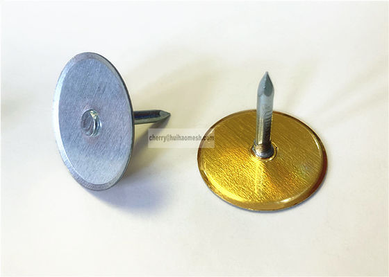 2.7mm γαλβανισμένος καρφίτσες χάλυβας οξυγονοκολλητών στηριγμάτων του CD φλυτζανιών επικεφαλής για να εξασφαλίσει τη μόνωση στην επιφάνεια μετάλλων