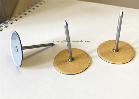 1-1/8 "Καλυμμένα Condensator Discharge Cd Weld Πινς για την στερέωση της μόνωσης στο εσωτερικό του φύλλου μεταλλικών αεραγωγών