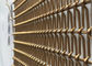 Διακοσμητικό πλέγμα καλωδίων σχοινιών ανοξείδωτου, πλέγμα τέχνης χαλκού για την αίθουσα ανελκυστήρων