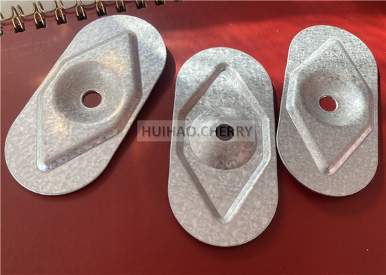 60mm Μονωμένη Μεταλλική Πλάκα από Γαλβανισμένο Χάλυβα που Χρησιμοποιείται για τη Στερέωση Μεμβρανών Στέγης
