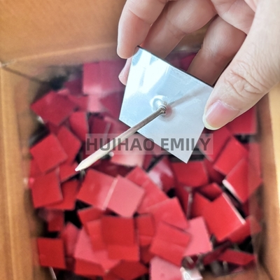 50x50mm Πλάκα βάσης αυτοκόλλητη μόνωση Πινάκια κρεμάστρων για μόνωση εξωτερικών τοίχων