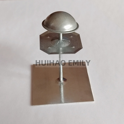 50x50mm Πλάκα βάσης αυτοκόλλητη μόνωση Πινάκια κρεμάστρων για μόνωση εξωτερικών τοίχων