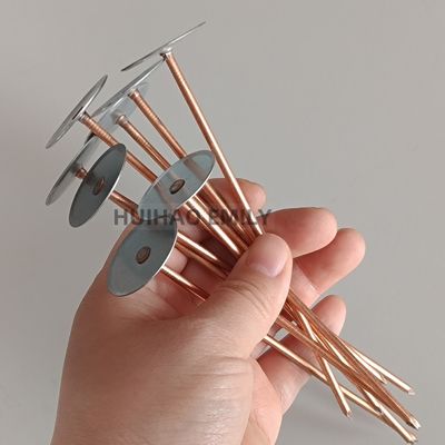 Γαλβανισμένοι ατσάλινοι πείροι μόνωσης με κεφαλή για συγκόλληση σε λαμαρίνα αεραγωγών