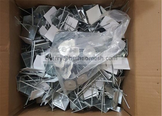 63.5mm Ζυγισμένο χάλυβα αυτοκόλλητο μόνωση καρφίτσες για την εγκατάσταση αφρό μόνωση πάνελ