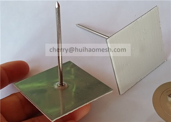 Γαλβανισμένα ατσάλινα πινάκια μόνωσης και ροδέλες για τη στερέωση μονωτικών πλακών σε τοίχους, οροφές και δάπεδα