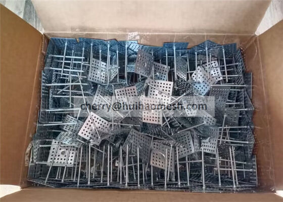 Γαλβανισμένος χάλυβας κρεμάστρες μόνωσης μετάλλων 2 ιντσών με τη διατρυπημένη βάση