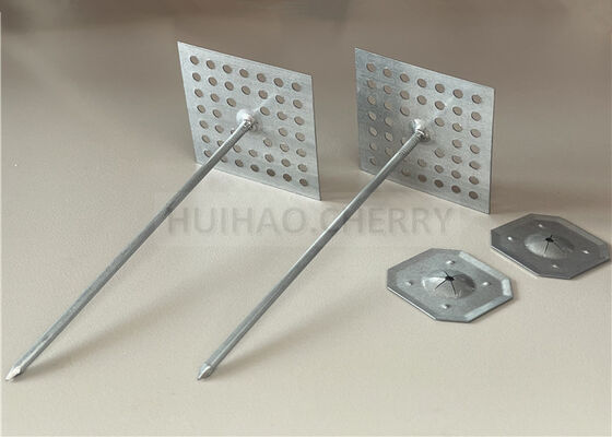 Στερέωση Μόνωσης από Ανοξείδωτο Χάλυβα 316L Rockwool, Περόνη Μόνωσης Διάτρητη για Οροφές & Τοίχους