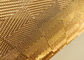 Χρυσό πλέγμα καλωδίων Aechitectural χρώματος συνήθειας για την παραγωγή των σκιών κάλυψης λαμπτήρων