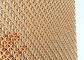 Πτυχωμένο χρυσό χρώμα 5mm πλέγματος καλωδίων διακοσμητικό υφαμένο ανοξείδωτο πίσσα περικαλυμμάτων