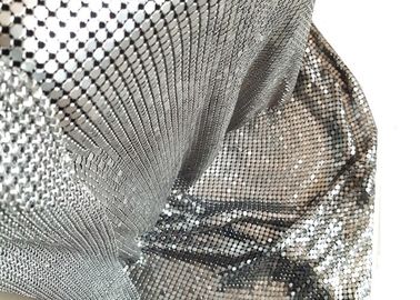 4mm Χρυσό χρώμα Αλουμίνιο Sequin μεταλλικό πλέγμα για διακόσμηση ξενοδοχείων