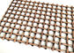 Crimp καγκέλων πλέγματος μετάλλων σχεδίου του Κεντ διακοσμητικό οριζόντια ενιαίο ύφασμα καγκέλων καλωδίων