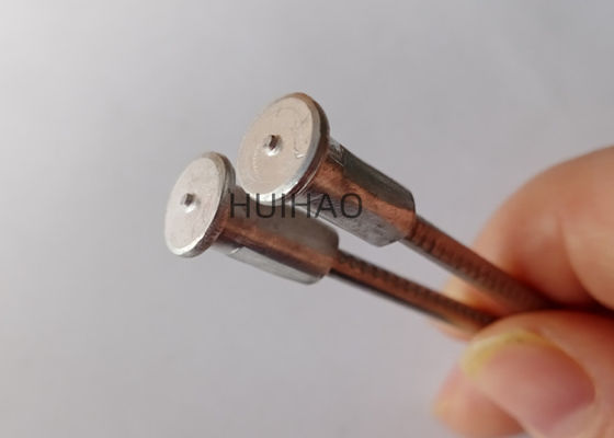 3 X 75 mm Διομεταλλικά CD συγκόλληση αμβλύς κεφαλής καρφίτσες με βάση από αλουμίνιο