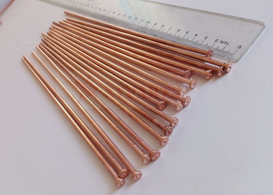 4x245mm Πείροι Μόνωσης Συγκόλλησης CD Επίστρωσης Χαλκού Ήπιου Χάλυβα Για Συγκόλληση Διαφράγματος Πλοίου
