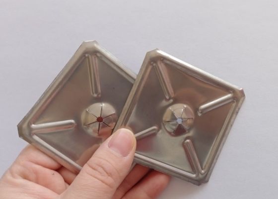 64mmX64mm SS 316 τετραγωνικά μονωτικά κλιπ για σταθμούς ηλεκτροπαραγωγής