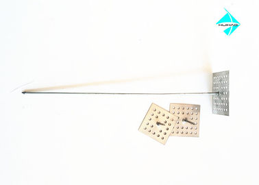 2.7mm Dia 160mm τετραγωνικές διατρυπημένες καρφίτσες μόνωσης βάσεων Λ που χρησιμοποιούνται για το σύστημα HAVC