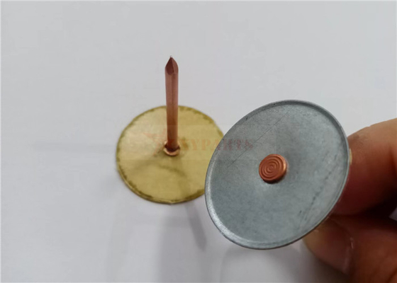 12 Ga X 38 mm Σφραγίδες συγκόλλησης κεφαλής με κούπα για μόνωση HVAC