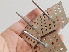 HUIHAO Custom Perforated μονωτικές κρεμάστρες με αυτοκλείδωμα πλυντήριο που χρησιμοποιείται για την μόνωση HVAC αγωγού W