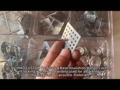 Αλουμινένιο μονωτικό σύρμα για τοίχους και οροφές, διάτρητες μονωτικές καρφίτσες για λευκό μαλλί