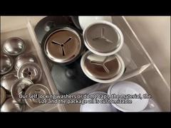 Προσαρμόσιμο Μέγεθος & Υλικό Αυτοασφαλιζόμενο Ροδέλες Ή Αυτοασφαλιζόμενα Καπάκια Κατασκευασμένα από Huihao