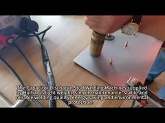 Μηχανή συγκόλλησης πριόνων εκφόρτισης συμπυκνωτών για πριόνους M3-M12 ή M3-M16