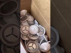 38mm Ανοξείδωτοι Συνδετήρες Μόνωσης με Λευκά Πολυκαπάκια που Χρησιμοποιούνται για τη Στερέωση των Καρφίτσων Συγκόλλησης CD